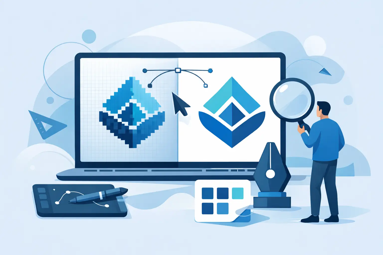 How to Vectorize a Logo File Right