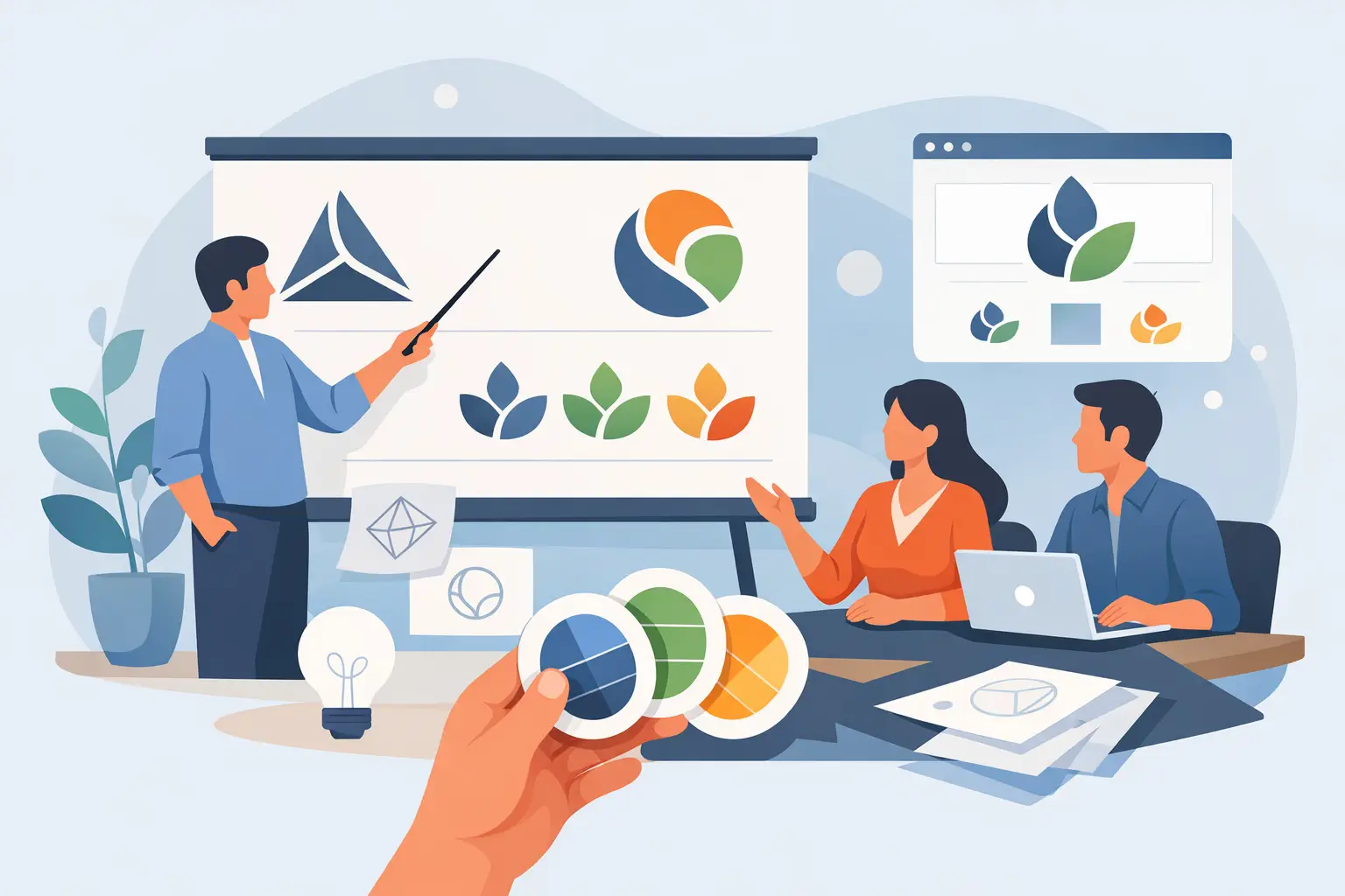 Logo Concepts Presentation Best Practice