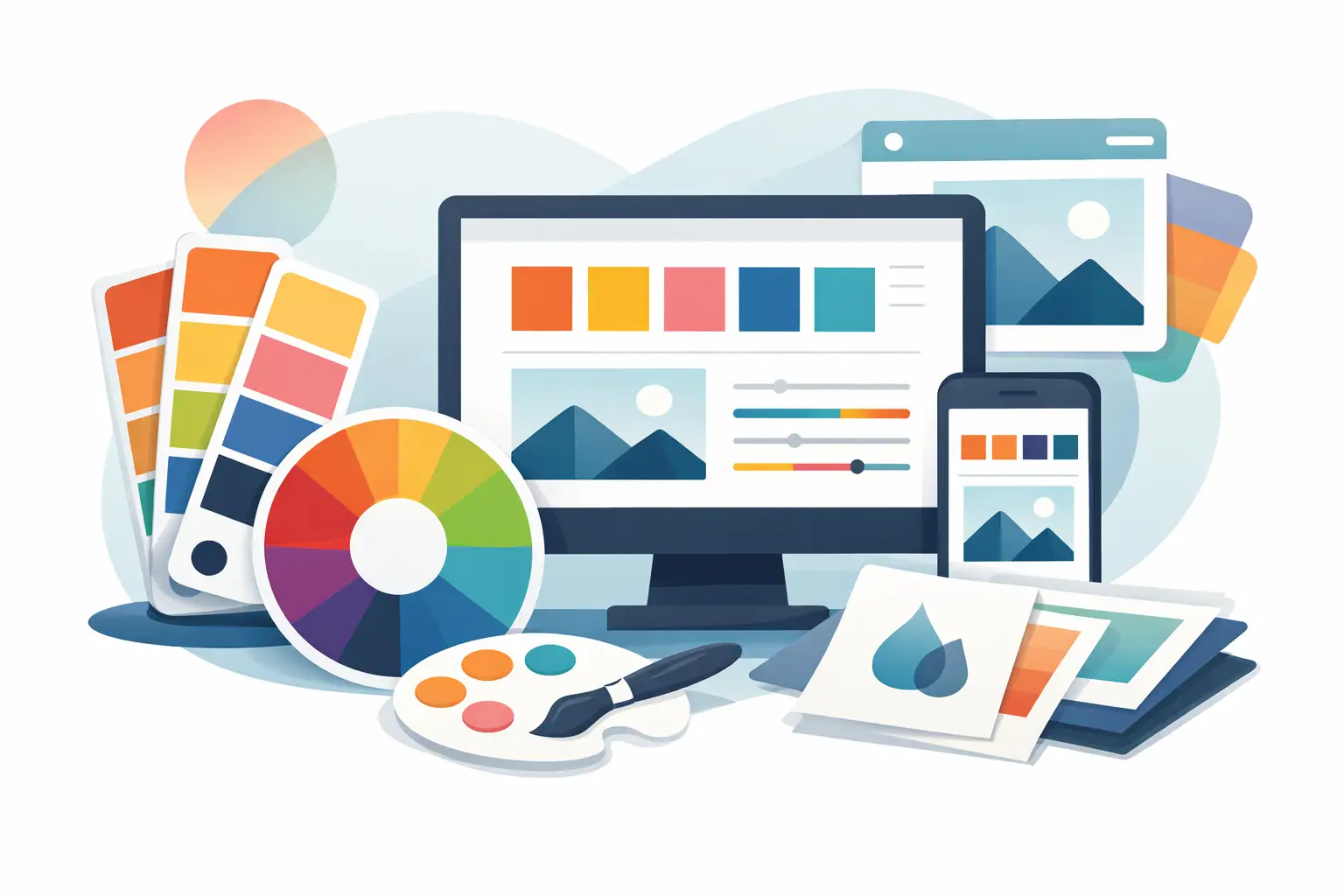 Brand Color Palette for Print and Web