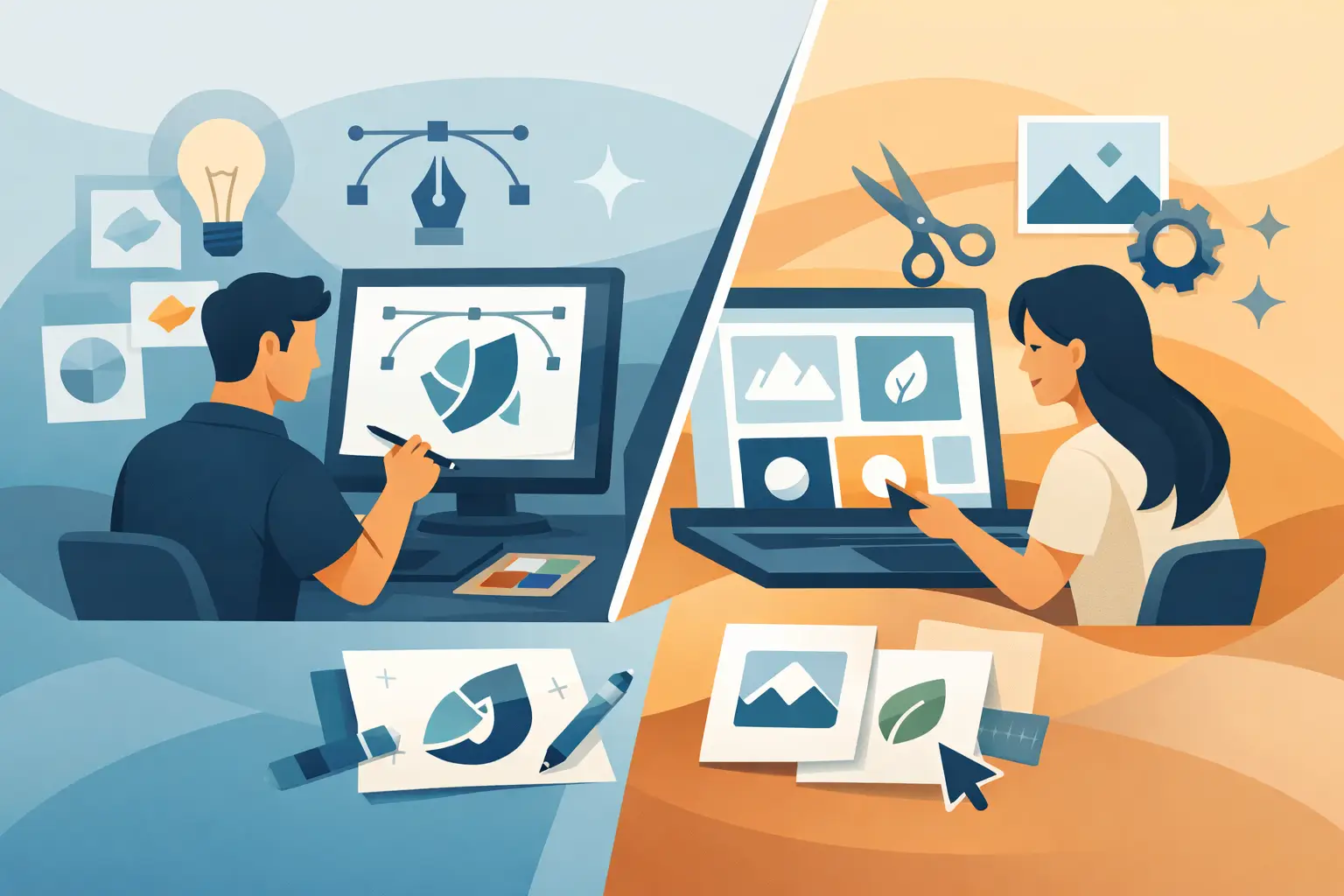Logo Design Versus DIY Template: Which Fits?