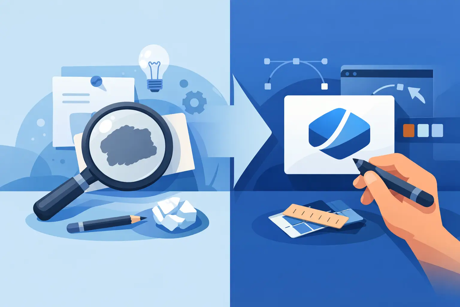 Logo Redesign Before and After Example