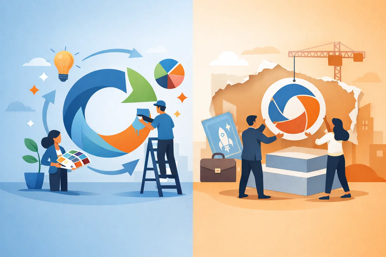 Brand Refresh vs Rebrand for Growing Businesses