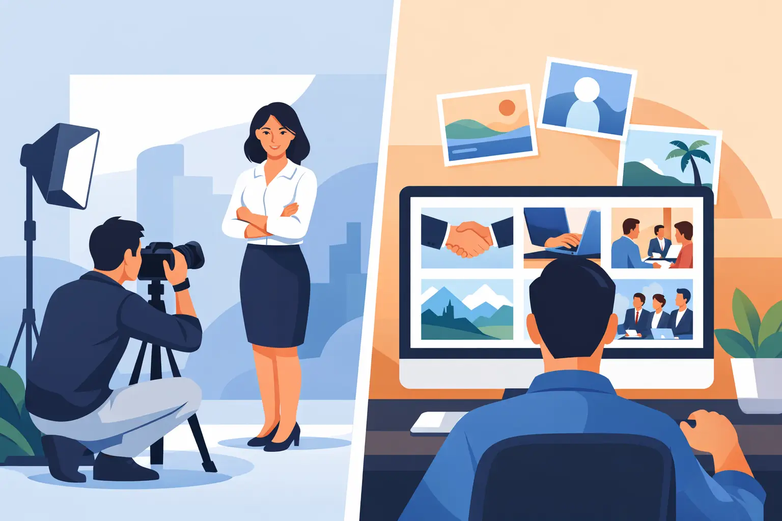 Custom Photography vs Stock: What Builds Trust?
