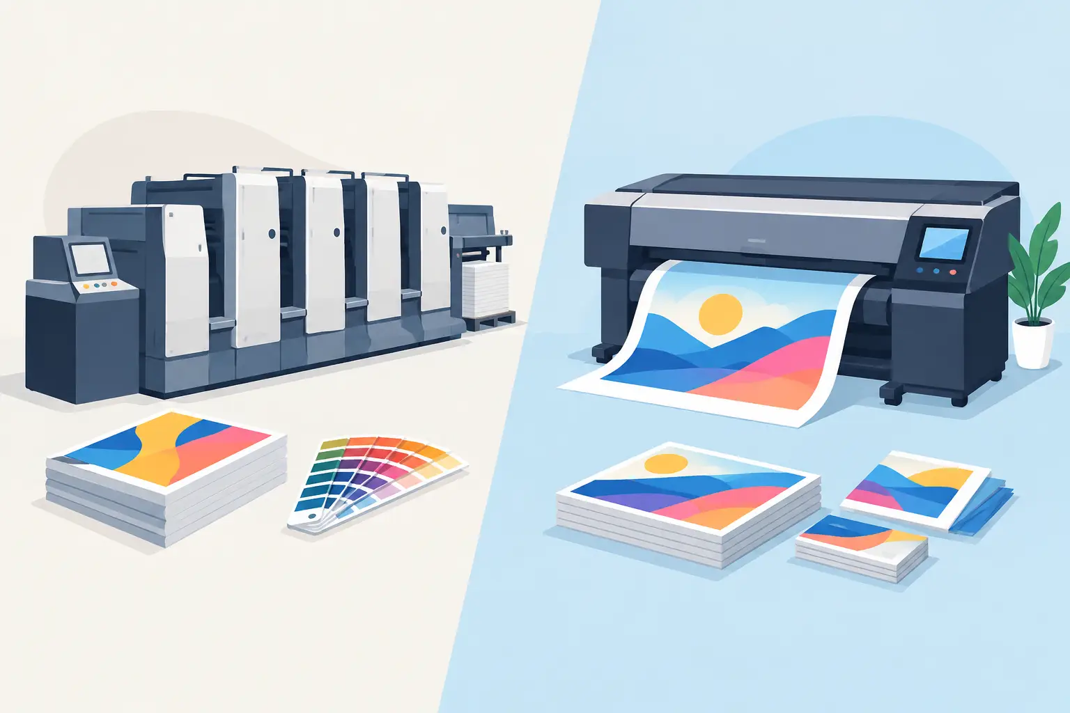 Offset Versus Digital Printing for Your Brand